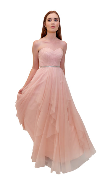 tulle dress blush