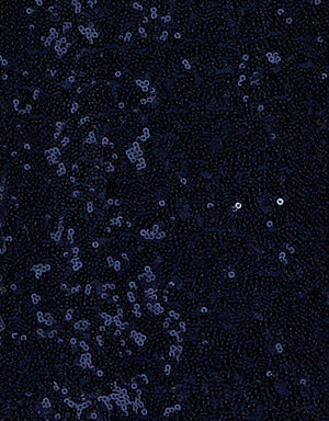 Navy Plain Sequin Fabric