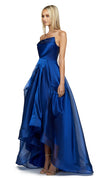 Indi Hi Low Ball Gown in Navy SIDE