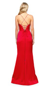 Poss Corset Gown in Red BACK