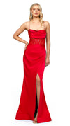 Poss Corset Gown in Red