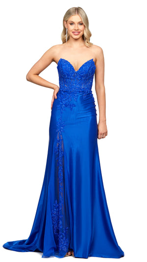 Julissa Embellished Gown in Blue