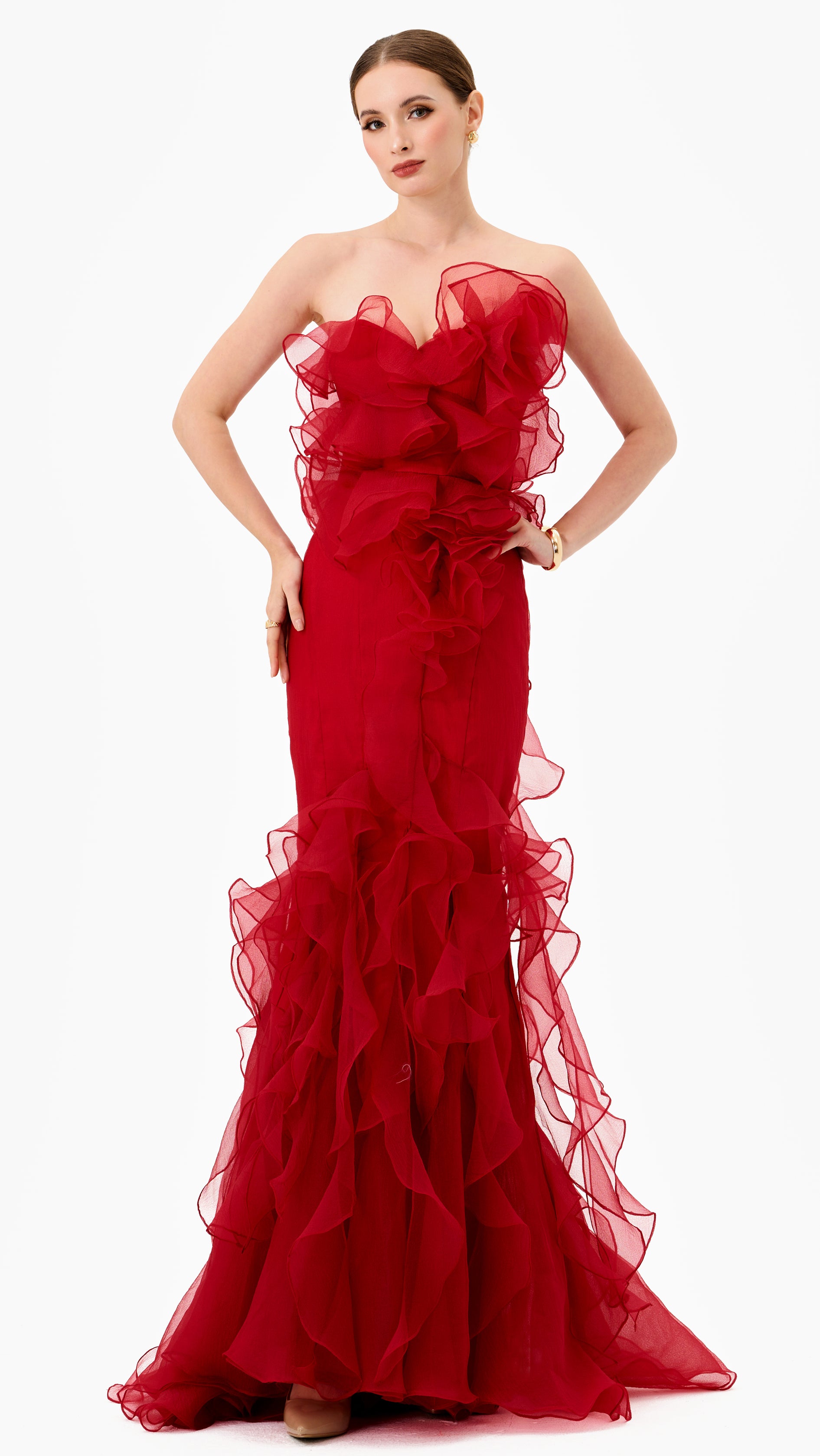 red formal dresses brisbane Stunning Formal, Bridal & Evening stylecode~Delara Maxi Dress