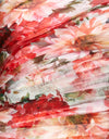 Floral Print Organza Fabric