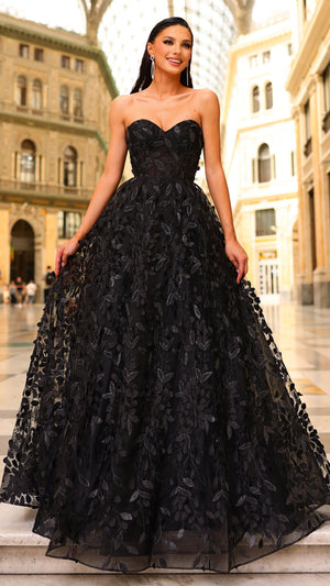 Nicoletta NC1097 Ball Gown - Black