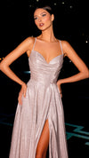 Nicoletta NC2029 Strappy Back Gown - Teal