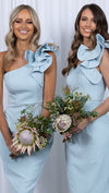 Sue Frill Gown in Soft Sage Bridesmaids