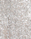 Nude/Copper Sequin Stretch Jersey Fabric