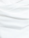 Silky Satin Fabric in white